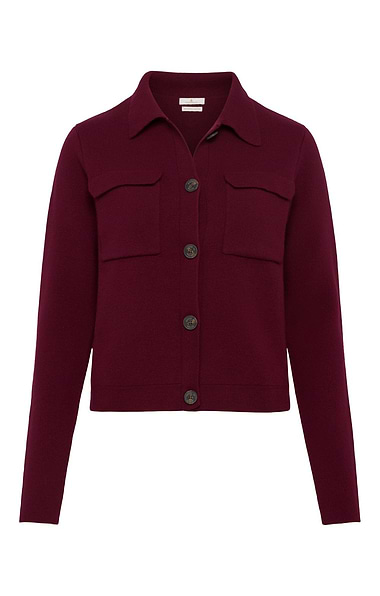 Ladies Heavy Merino Pocket Jacket