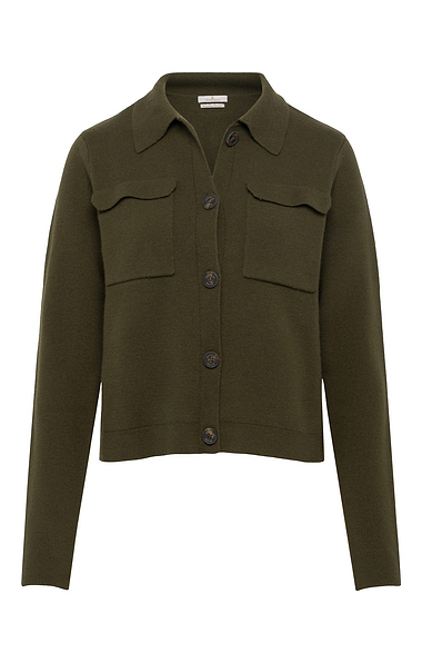 Ladies Heavy Merino Pocket Jacket