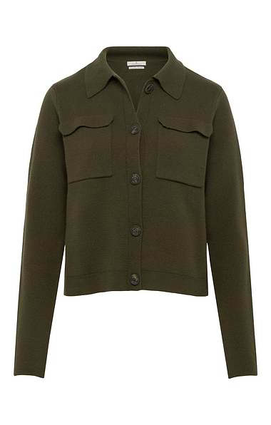 Ladies Heavy Merino Pocket Jacket