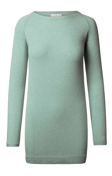 Ladies House of Bruar Cashmere Crew Neck Tunic