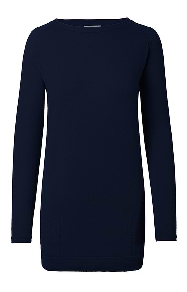 Ladies House of Bruar Cashmere Crew Neck Tunic