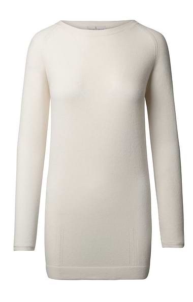 Ladies House of Bruar Cashmere Crew Neck Tunic