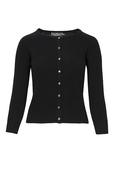Ladies Munrospun Cropped Cashmere Cardigan
