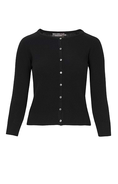 Ladies Munrospun Cropped Cashmere Cardigan