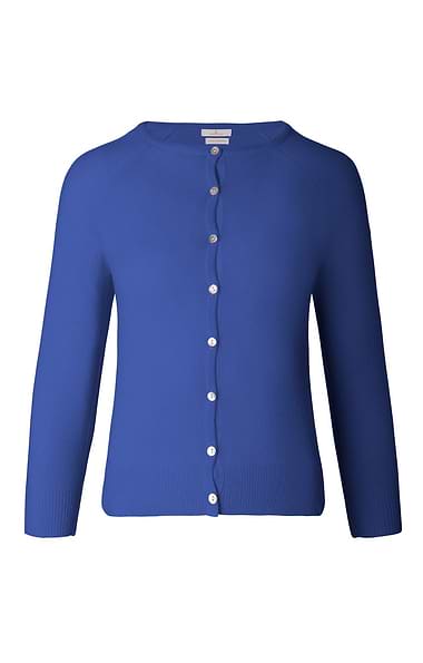 Ladies Munrospun Cropped Cashmere Cardigan