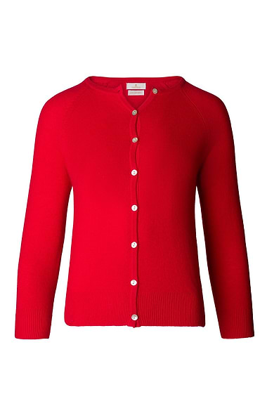 Ladies Munrospun Cropped Cashmere Cardigan