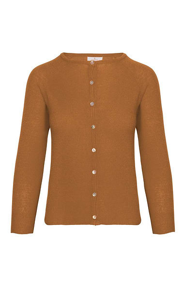 Ladies Munrospun Cropped Cashmere Cardigan