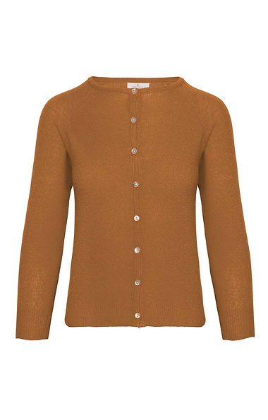 Ladies Munrospun Cropped Cashmere Cardigan