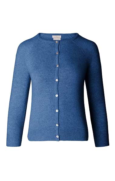 Ladies Munrospun Cropped Cashmere Cardigan