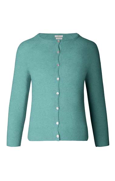 Ladies Munrospun Cropped Cashmere Cardigan