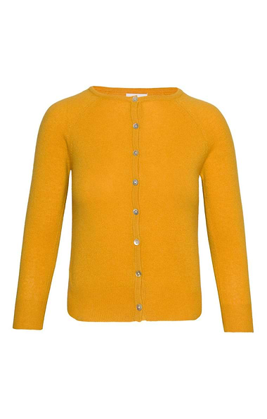 Ladies Munrospun Cropped Cashmere Cardigan