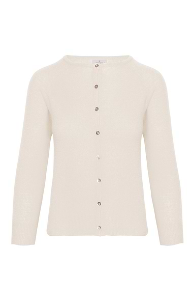 Ladies Munrospun Cropped Cashmere Cardigan