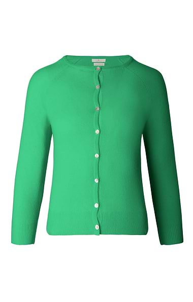 Ladies Munrospun Cropped Cashmere Cardigan