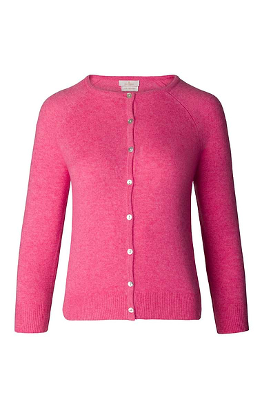 Ladies Munrospun Cropped Cashmere Cardigan