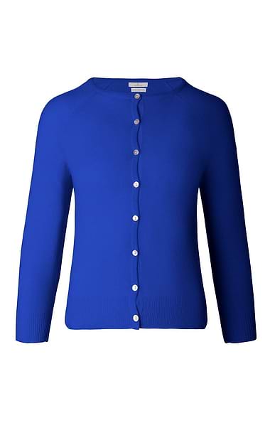 Ladies Munrospun Cropped Cashmere Cardigan