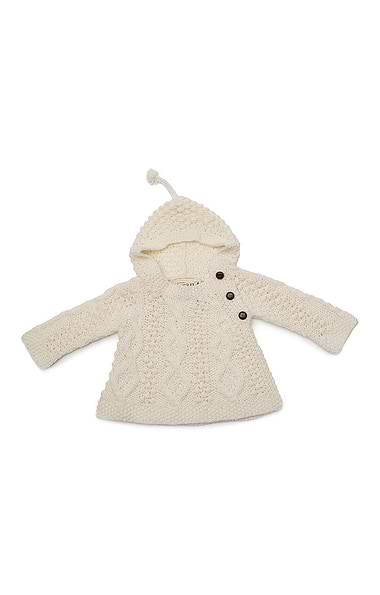 Child's Aran Hooded Sweater