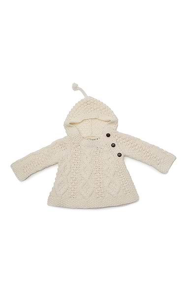 Child's Aran Hooded Sweater