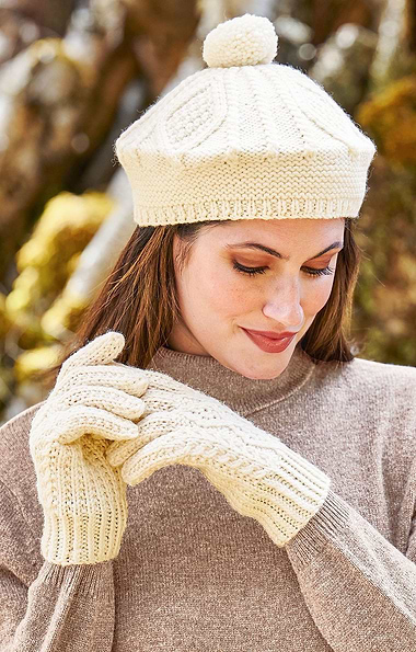 Ladies Carraigdonn Aran Gloves