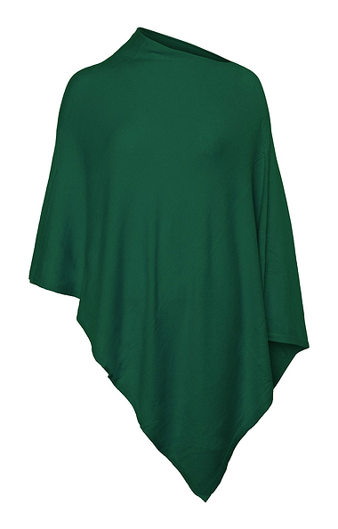 Ladies Plain Wool Poncho