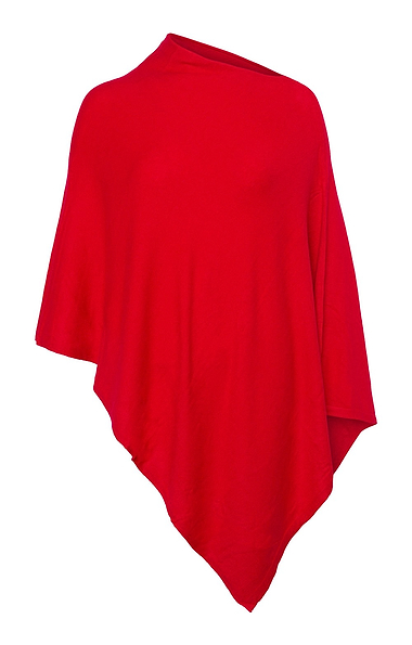Ladies Plain Wool Poncho