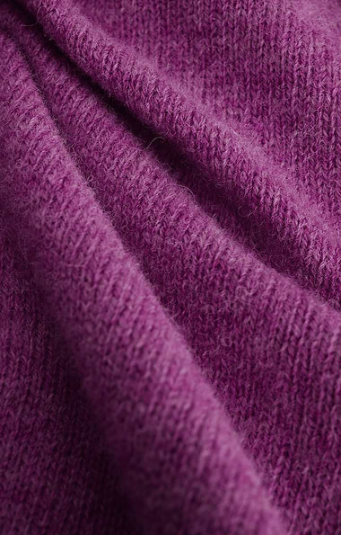 Ladies Shetland Relaxed Roll Neck