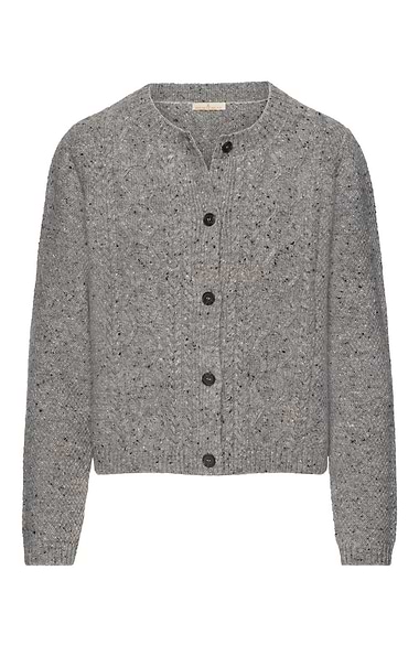 Ladies Donegal Cable Cardigan