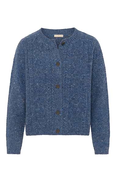 Ladies Donegal Cable Cardigan