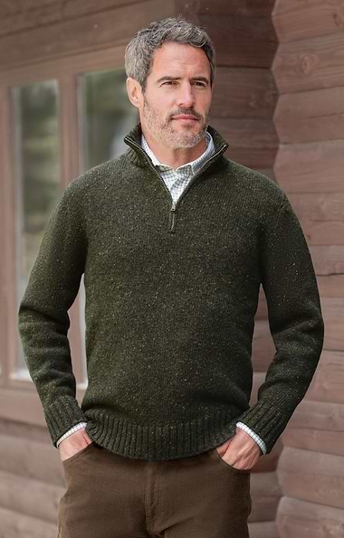 Men's Donegal T-Zip