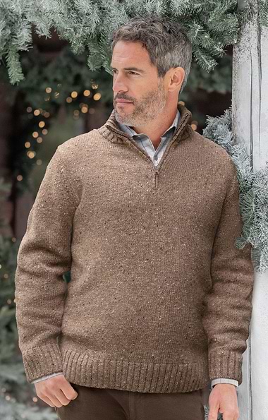 Men's Donegal T-Zip