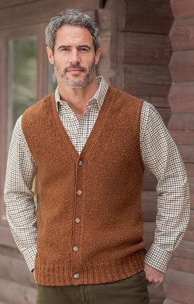 Men's Donegal Waistcoat
