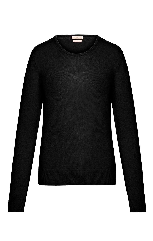 Ladies 2-Ply Cashmere Crew Neck Jumper