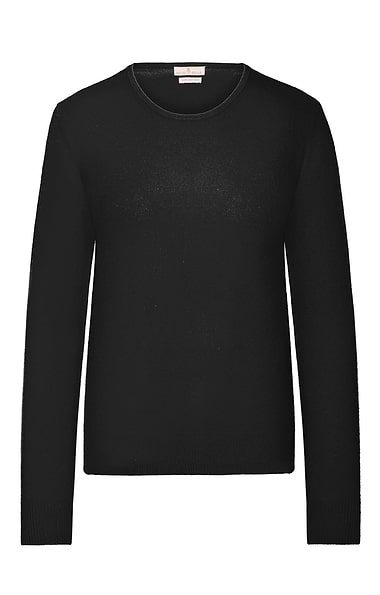 Ladies 2-Ply Cashmere Crew Neck Jumper