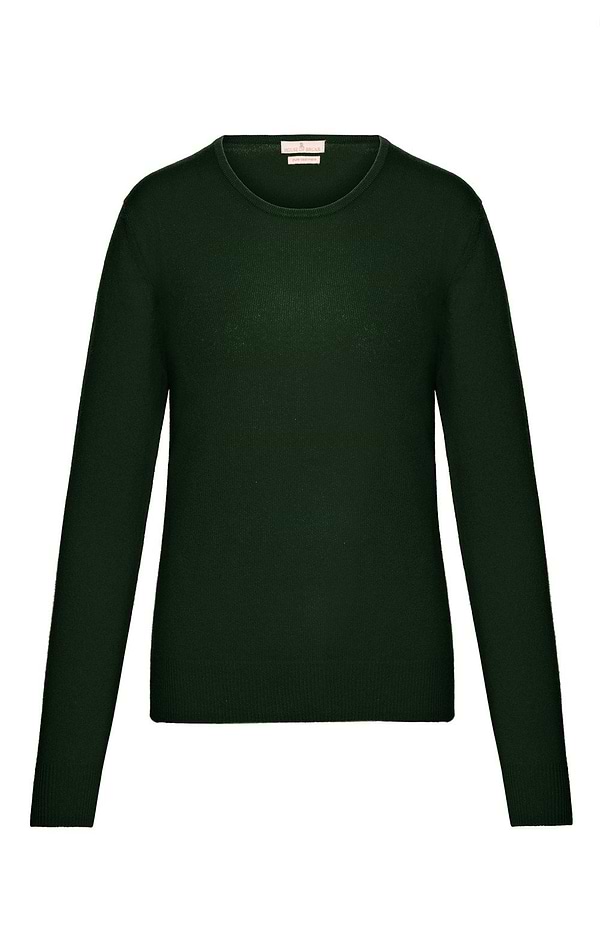 Ladies 2-Ply Cashmere Crew Neck Jumper
