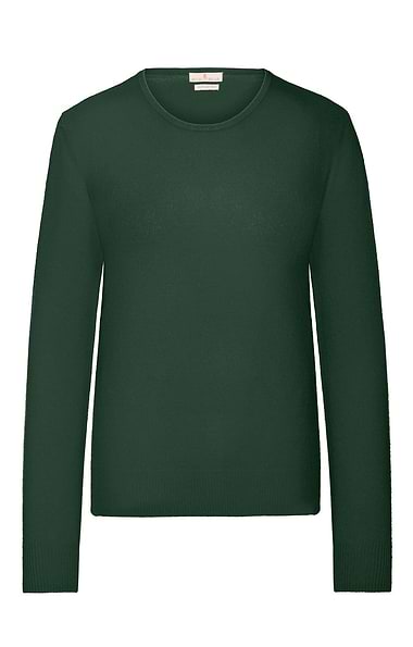 Ladies 2-Ply Cashmere Crew Neck Jumper