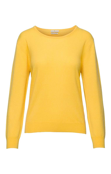 Ladies 2-Ply Cashmere Crew Neck Jumper