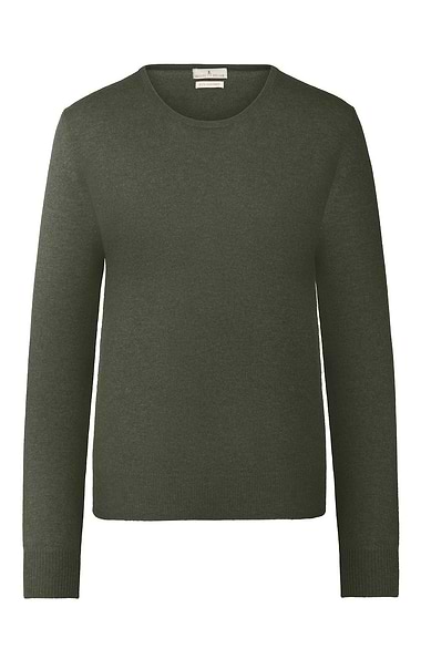Ladies 2-Ply Cashmere Crew Neck Jumper