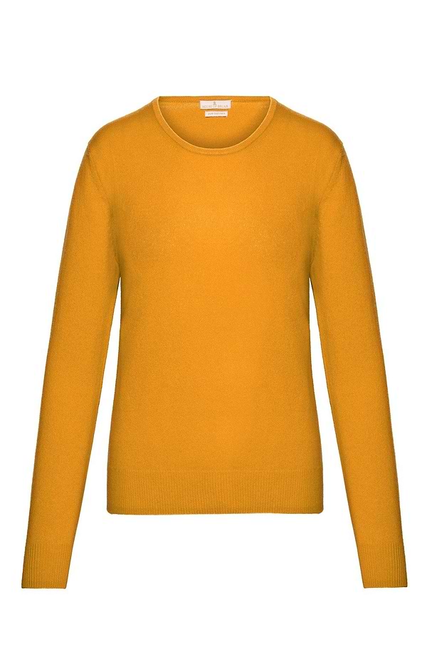 Ladies 2-Ply Cashmere Crew Neck Jumper
