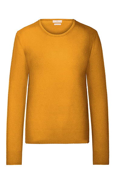 Ladies 2-Ply Cashmere Crew Neck Jumper