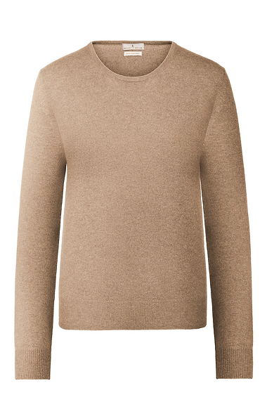 Ladies 2-Ply Cashmere Crew Neck Jumper