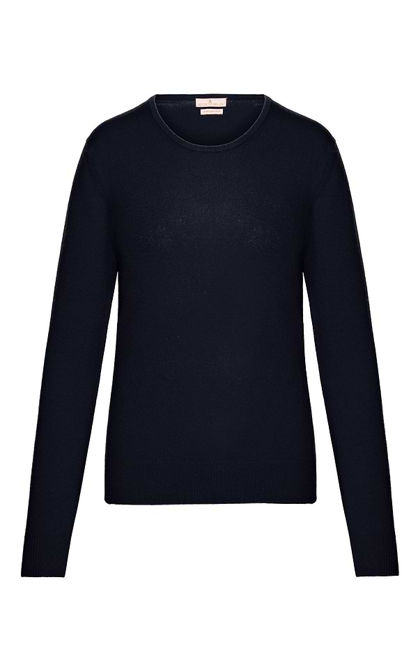 Ladies 2-Ply Cashmere Crew Neck Jumper