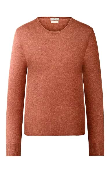Ladies 2-Ply Cashmere Crew Neck Jumper