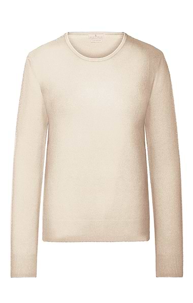 Ladies 2-Ply Cashmere Crew Neck Jumper