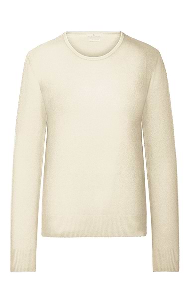 Ladies 2-Ply Cashmere Crew Neck Jumper