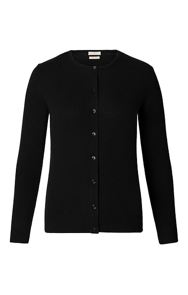 Ladies Cashmere 2-Ply Crew Cardigan