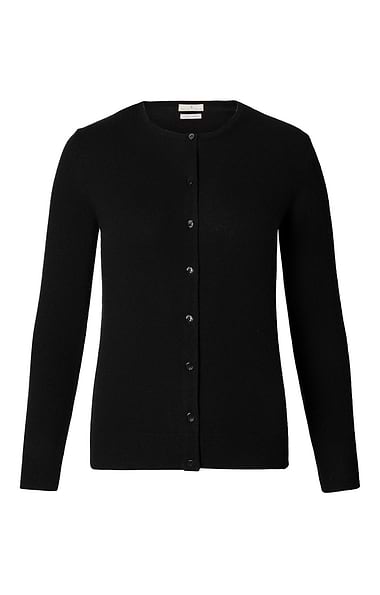 Ladies Cashmere 2-Ply Crew Cardigan