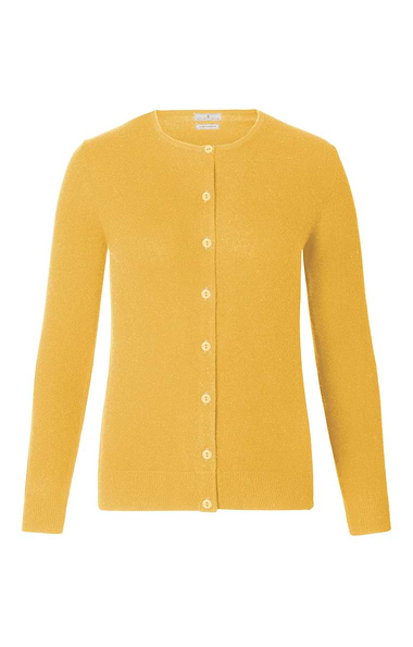 Ladies Cashmere 2-Ply Crew Cardigan
