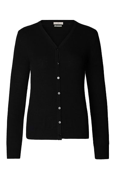 Ladies Cashmere 2-Ply V-Neck Cardigan