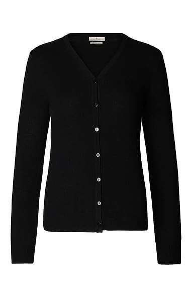Ladies Cashmere 2-Ply V-Neck Cardigan