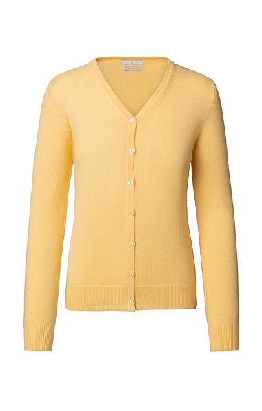 Ladies Cashmere 2-Ply V-Neck Cardigan