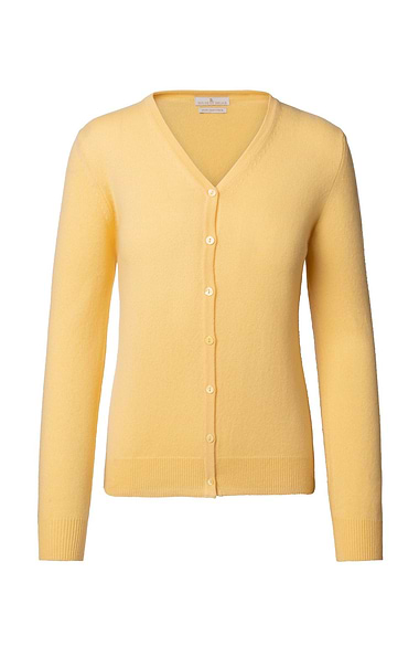 Ladies Cashmere 2-Ply V-Neck Cardigan